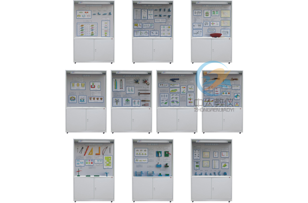 《焊、鉚工工藝學(xué)》陳列柜,焊、鉚工工藝學(xué)教學(xué)陳列柜