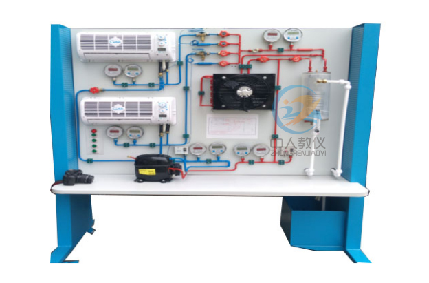 制冷系統(tǒng)原理與性能測試多功能實驗裝置,制冷原理實訓臺