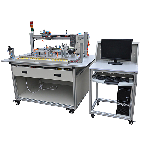 光機(jī)電氣一體化實(shí)訓(xùn)裝置(圖1) 光機(jī)電氣一體化實(shí)驗(yàn)裝置,電動(dòng)加熱座椅實(shí)驗(yàn)臺(tái)