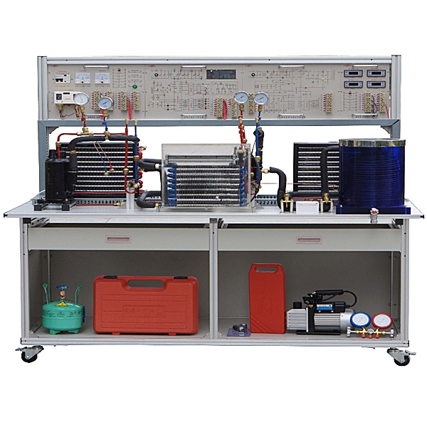 現(xiàn)代制冷與空調(diào)系統(tǒng)實(shí)訓(xùn)臺(圖1) 現(xiàn)代制冷與空調(diào)系統(tǒng)實(shí)驗(yàn)臺,車門中控門鎖實(shí)驗(yàn)裝置